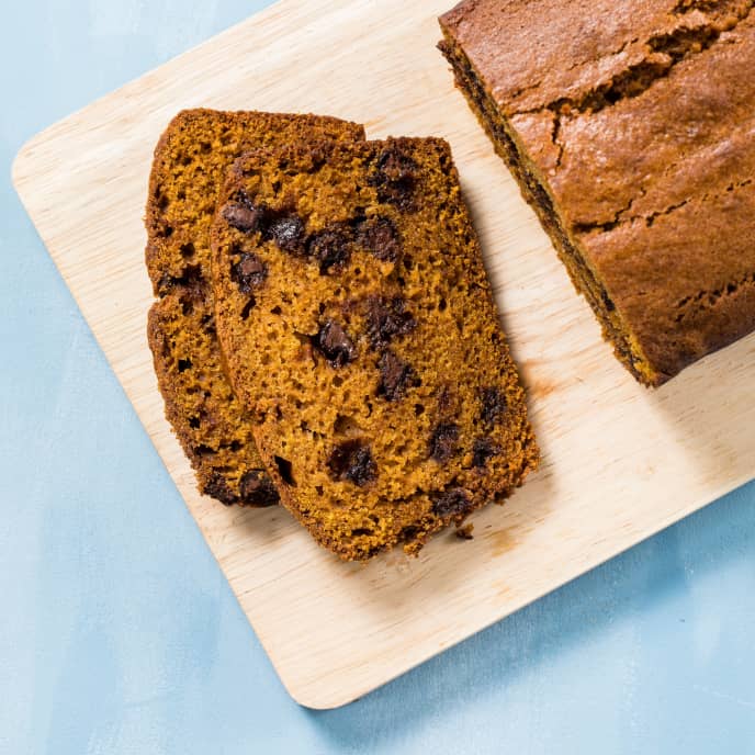 Pumpkin Bread with Chocolate Chips America's Test Kitchen Recipe